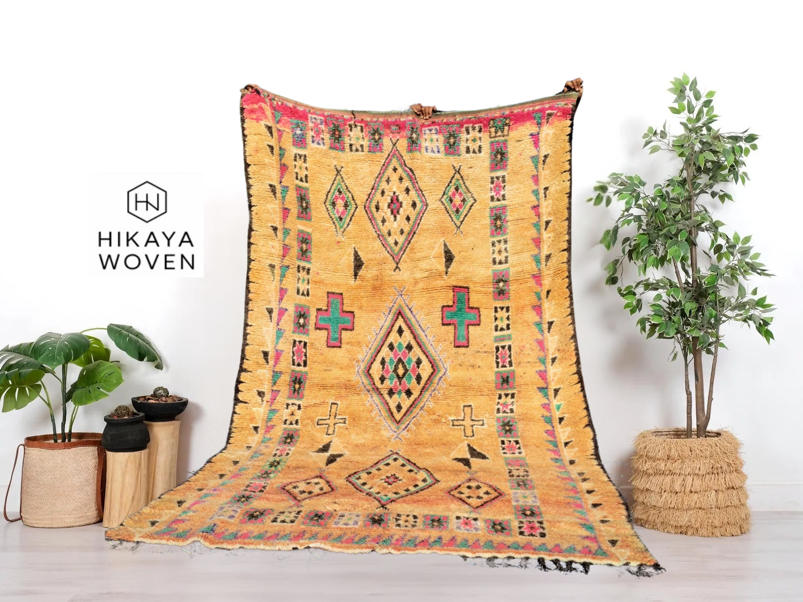 TAZRA l Vintage Beni M'Guild Rug